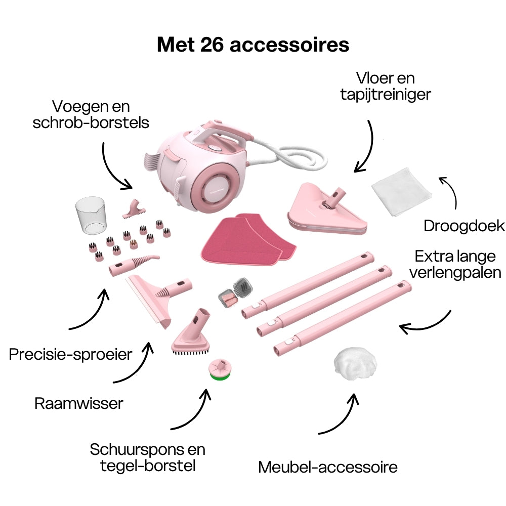Nettoyeur vapeur TS2 Performance ROSE ÉDITION LIMITÉE